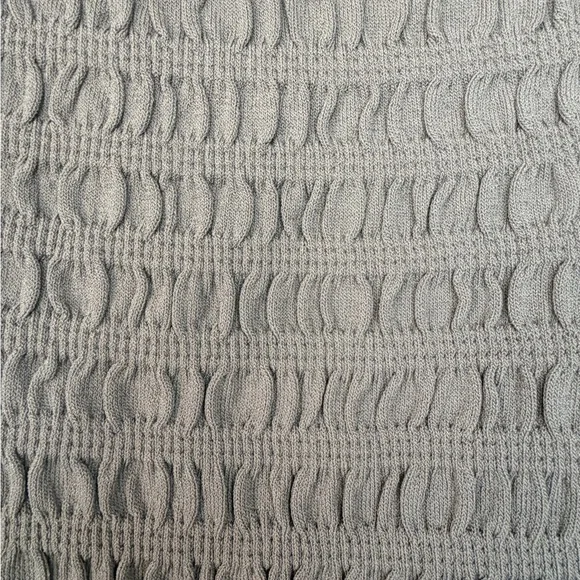 Zara Olive Green Smocked Crop Top – Long Sleeve – Size M - Picture 9 of 17